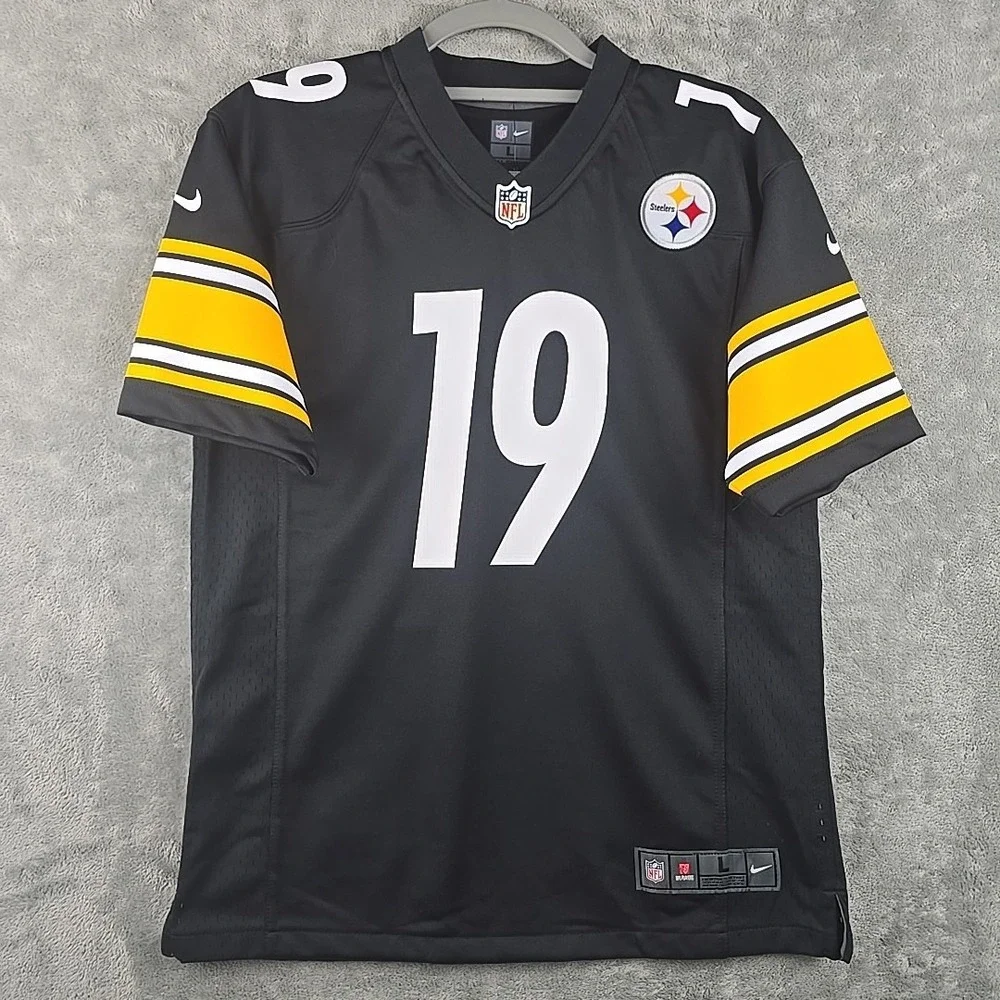 2015 Pittsburgh Steelers Juju Smith-Schuster #19 NFL Black Jersey Nike‎ Youth L